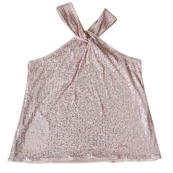 Grace Karin Sequin Sparkle Halterneck Tank - Picture 2 of 11